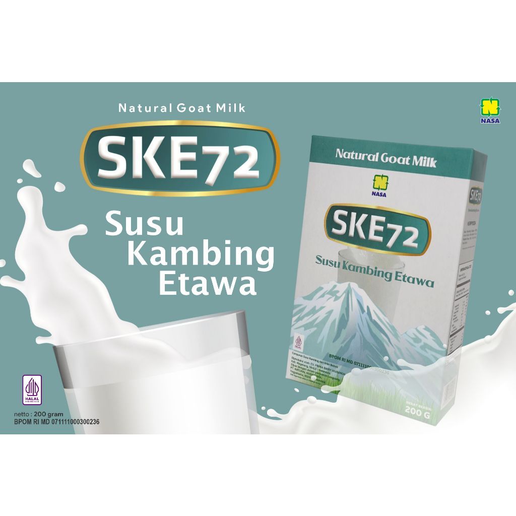 

SKE72 Susu Kambing Etawa Natural Goat Milk - Susu Etawa Herbal