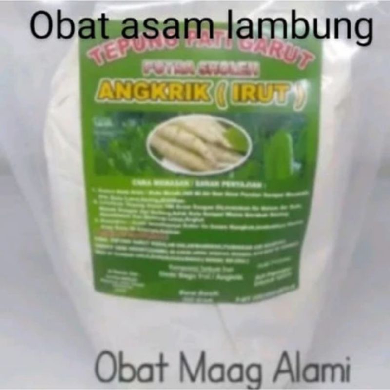 

Tepung Pati Garut/Irut Untuk Asam Lambung & Maag isi 500 gram