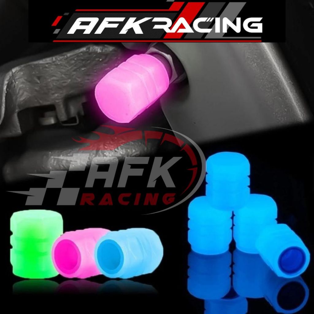 Tutup Pentil Ban Mobil Motor Sepeda Glow In The Dark Luminous Neon universal vario mio beat scoopy p