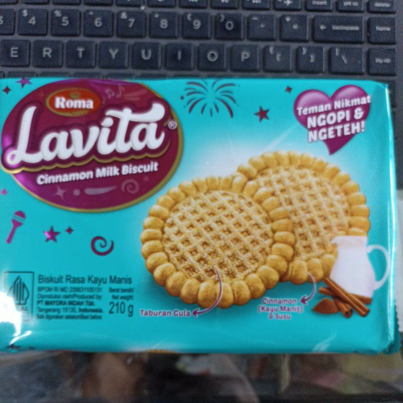 

Roma Lavita Biskuit Rasa Kayu Manis 210 gr