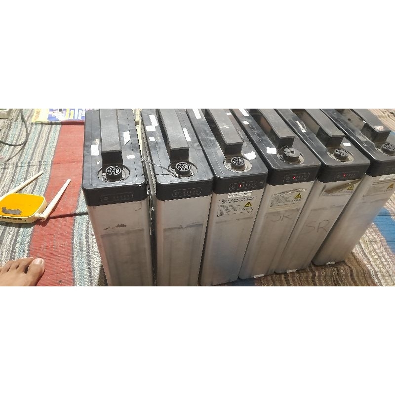 6pcs Baterai battery aki Motor listrik Viar q1 kondisi kedip