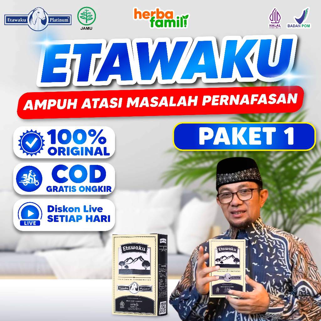 

ETAWAKU PLATINUM ORIGINAL - SUSU KAMBING UNTUK ATASI MASALAH PERNAFASAN