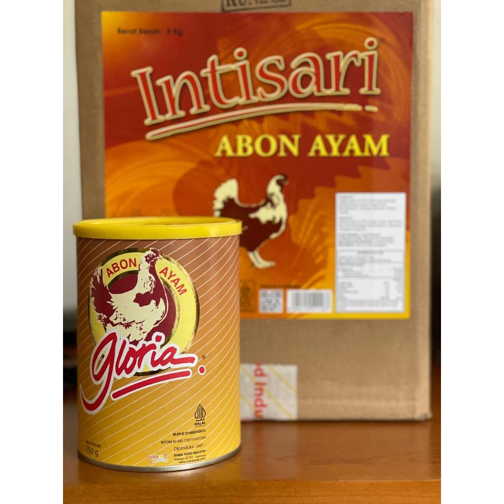 

GRATIS ONGKIR - ABON AYAM GLORIA/INTI SARI 500GR REPACK