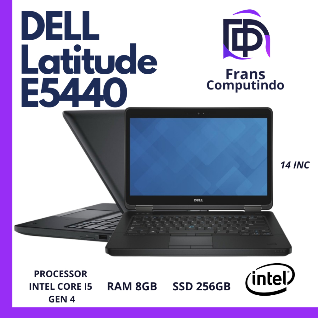 Laptop Dell Latitude E5440 Core i5 Gen 4 Ram 8GB Ssd 256GB MURAH/ORIGINAL/BERGARANSI