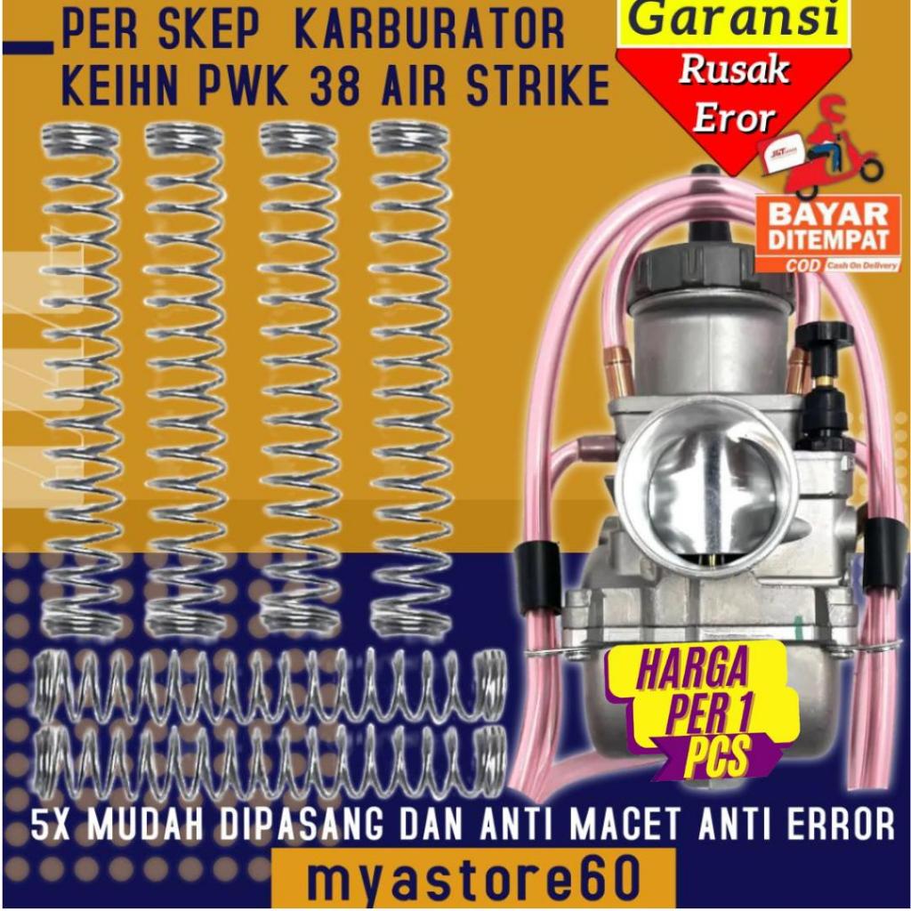 Per Karburator Carburator Karbu Carbu PWK Air Strike Anti Karat Pegas Baja Skep Sekep Tutup Kotak Ka