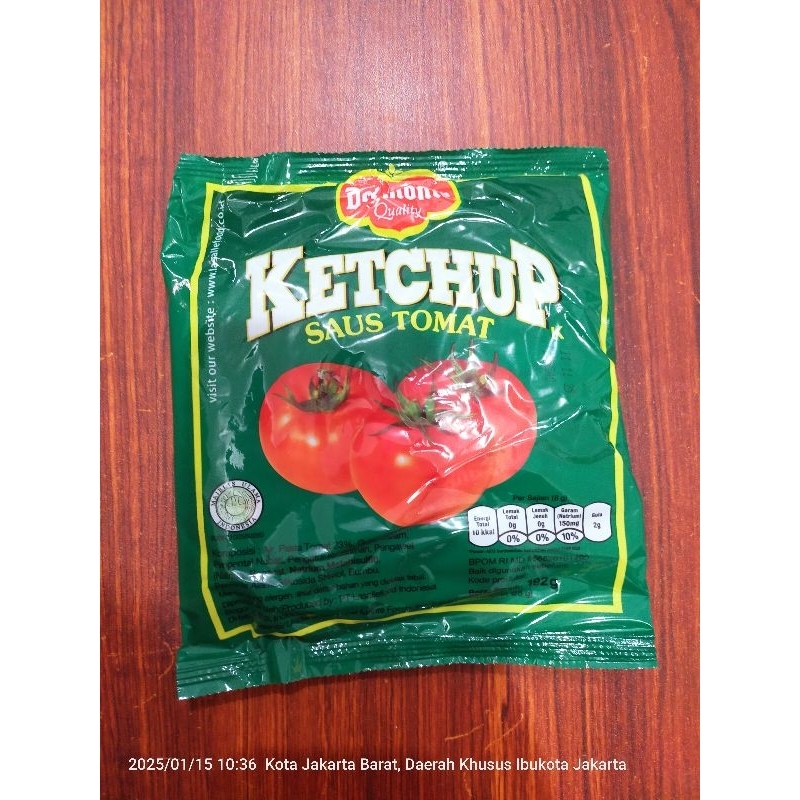 

DEL MONTE KETCHUP SAOS TOMAT 192 gr