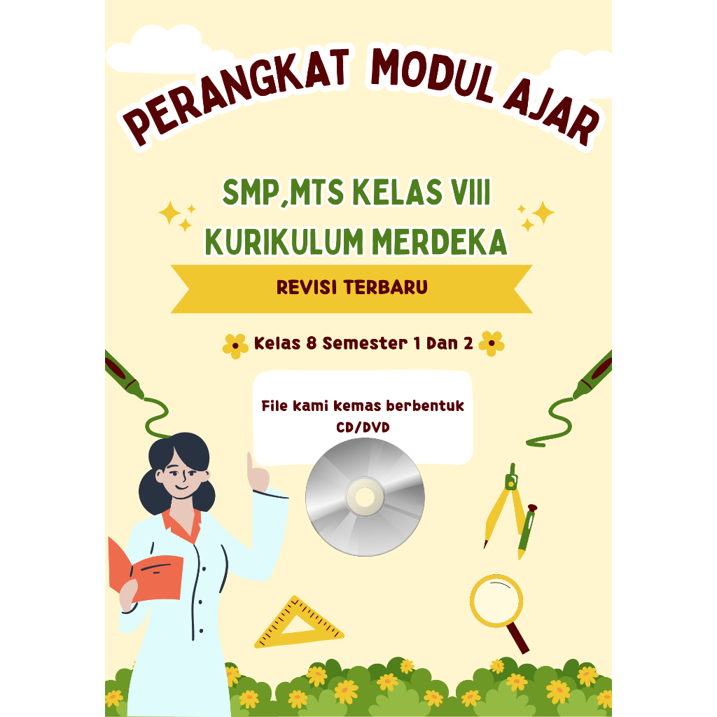 

PERANGKAT MODUL AJAR KELAS 8 KURIKULUM MERDEKA VIA CD/KASET