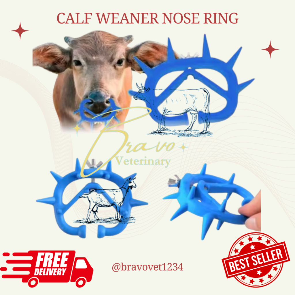 Alat Penyapih Anak Sapi, Kerbau, Kuda / Calf Weaner Nose Ring