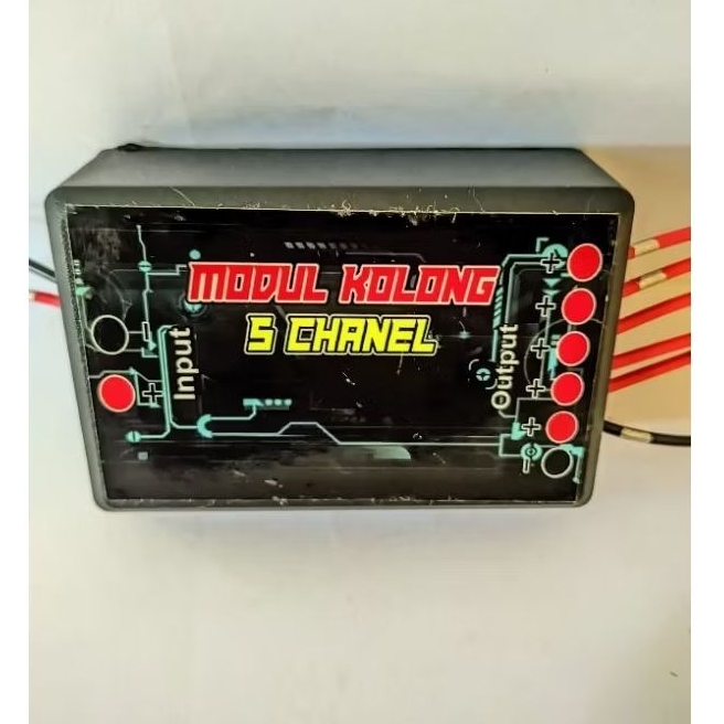 Modul Kolong Truk Pilar Atau Kanal , Modul Lampu Truk - 5CH 12/24 Volt