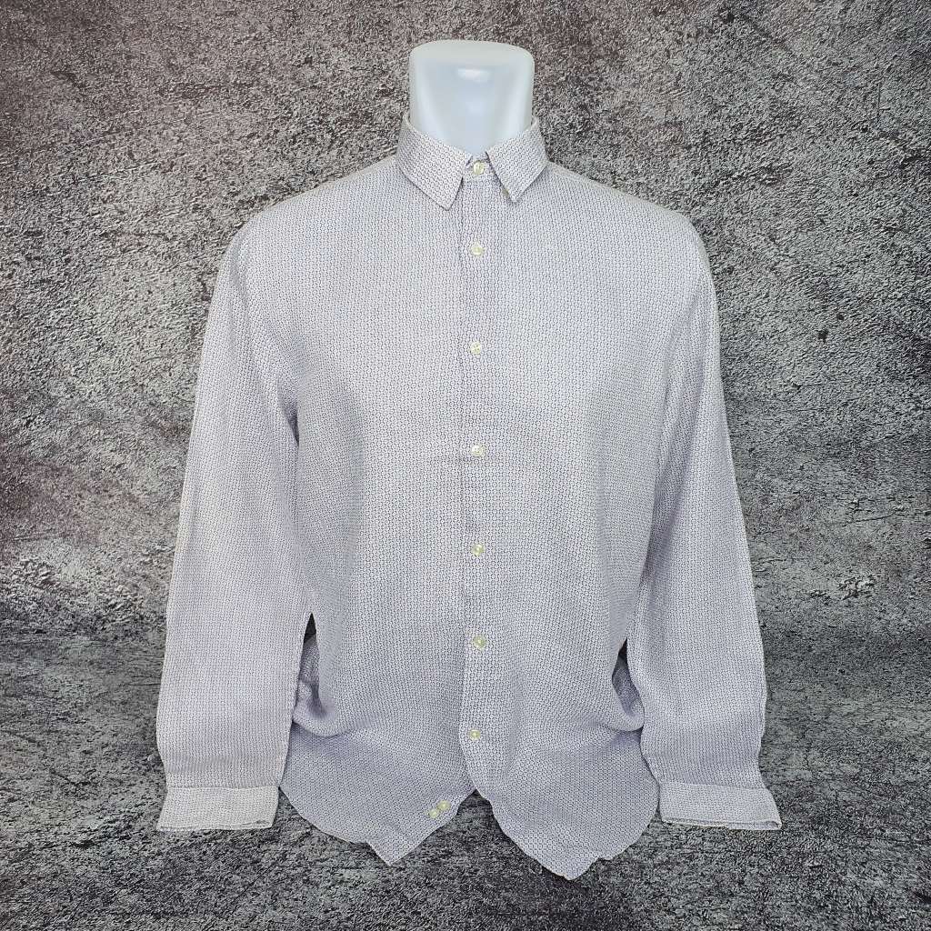 Baju Kemeja Panjang ZARA MAN - Size XL / Lebar 56 cm - Original - Second
