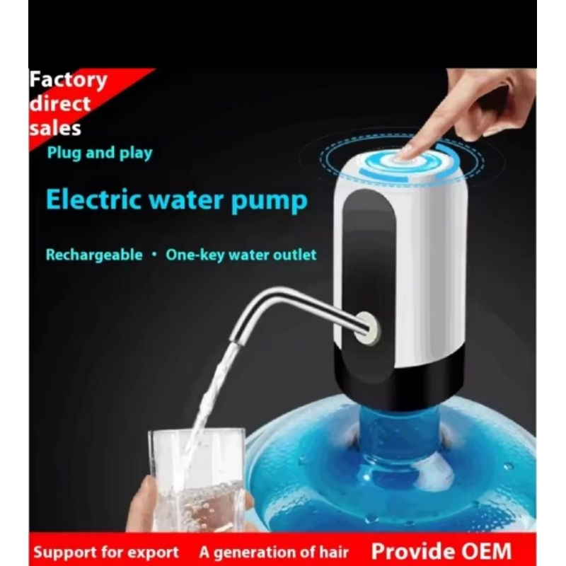 pompa galon elektrik charger  pompa air galon charger