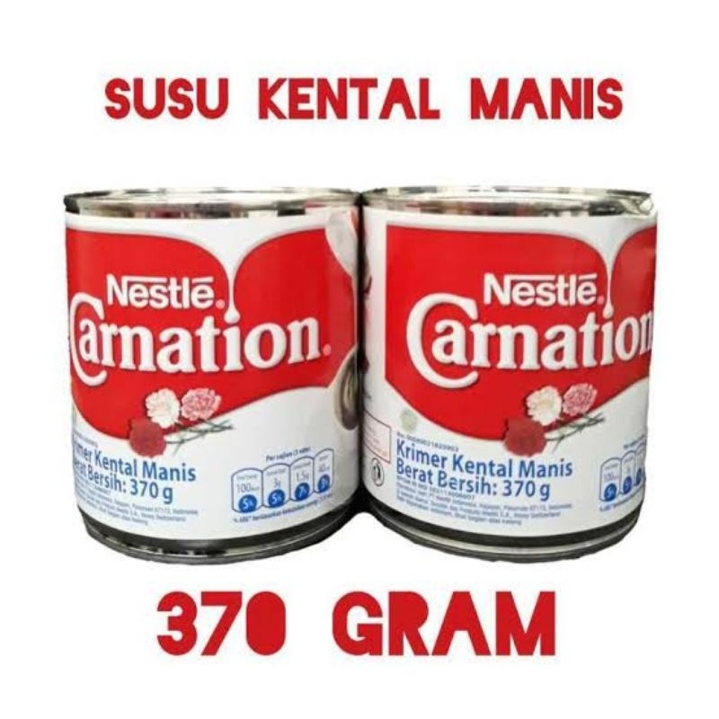 

NESTLE CARNATION SUSU KENTAL MANIS KALENG NETTO 370 GR