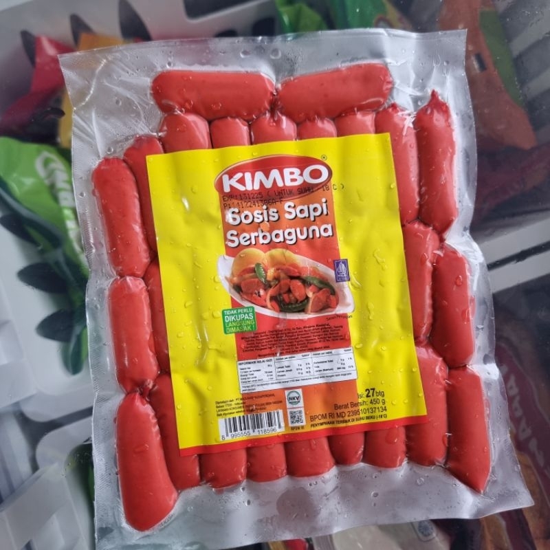 

Kimbo Sosis Sapi Cocktail isi 27pcs 450g