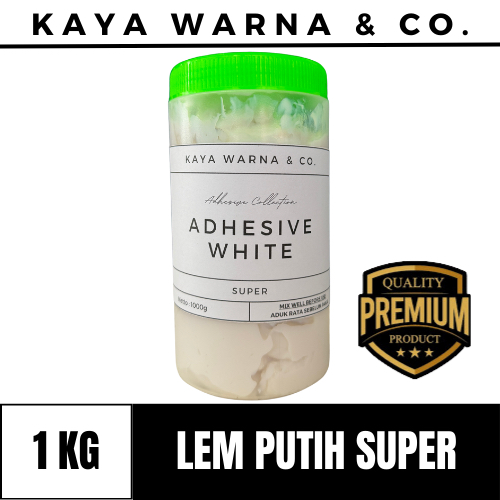 

Lem Putih SUPER / White Adhesive KAYA WARNA & Co. (1kg)