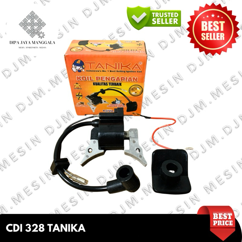 Cdi Coil Koil Ignotion Pengapian Mesin Potong Rumput Babat Rumput Senso Sinso 2 Tak BG328 N328 328 T