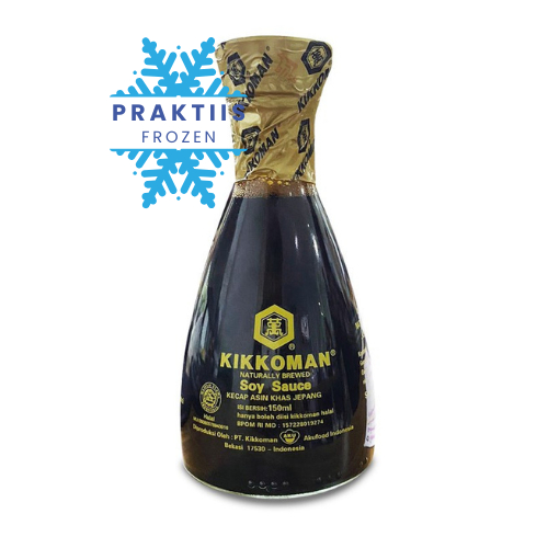 

KIKKOMAN KECAP ASIN 150ML NATURALLY BREWED DIPENSER/KECAP ASIN KHAS JEPANG