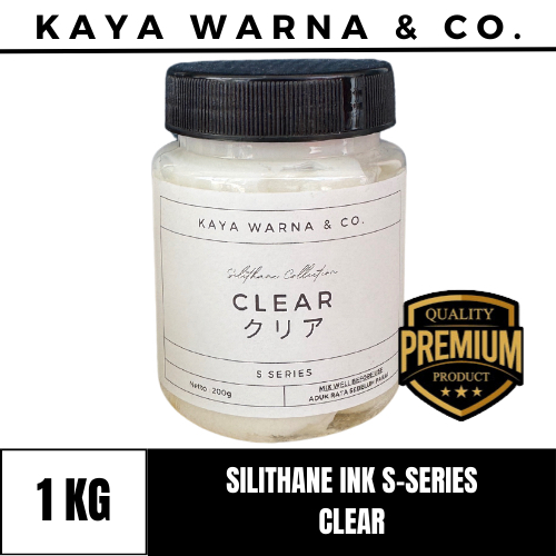 

Tinta Sablon Silikon Ink CLEAR KAYA WARNA & CO.