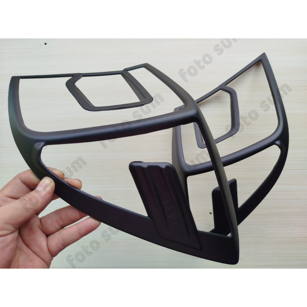 Garnish Lampu Belakang hitam All New 2018 - 2022 Brio