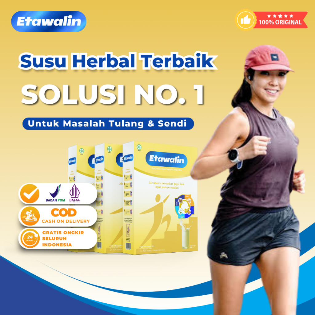 

Etawalin Susu Etawa Herbal Atasi Nyeri Sendi dan Asam Urat Official 3 Box