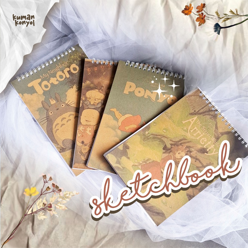 

SKETCHBOOK ◼ GHIBLI EDITION ◼ KERTAS GAMBAR 100GR