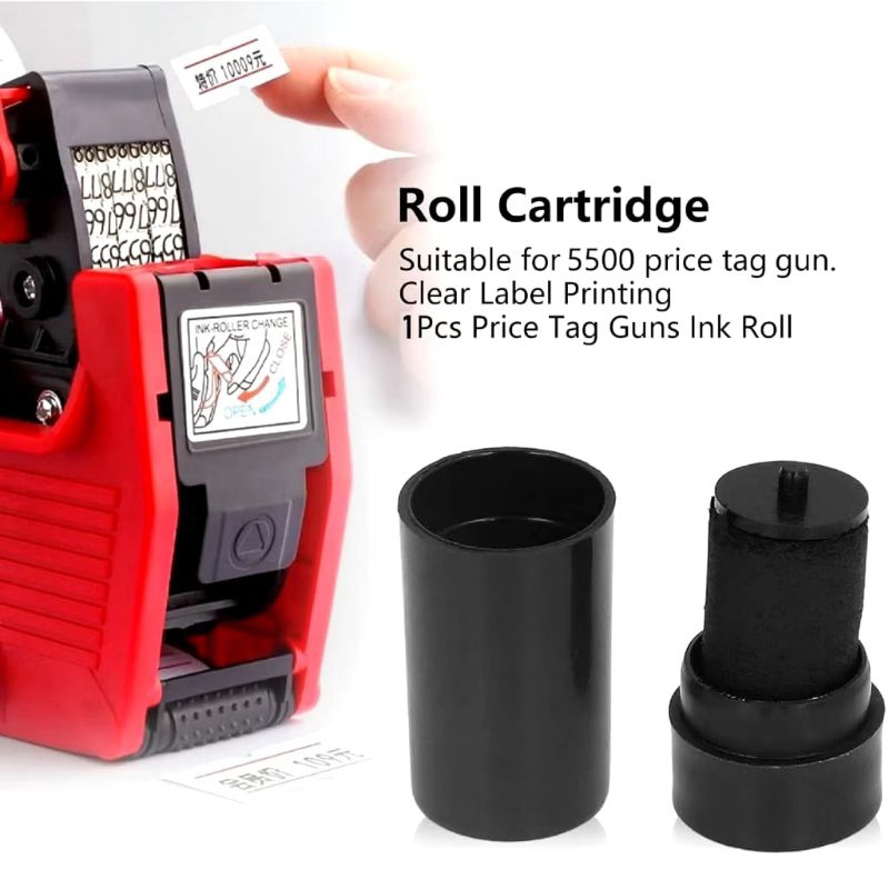

INK ROLLER 5500 / REFIL TINTA LABEL HARGA 1 LINE / RE- INK TINTA 20MM