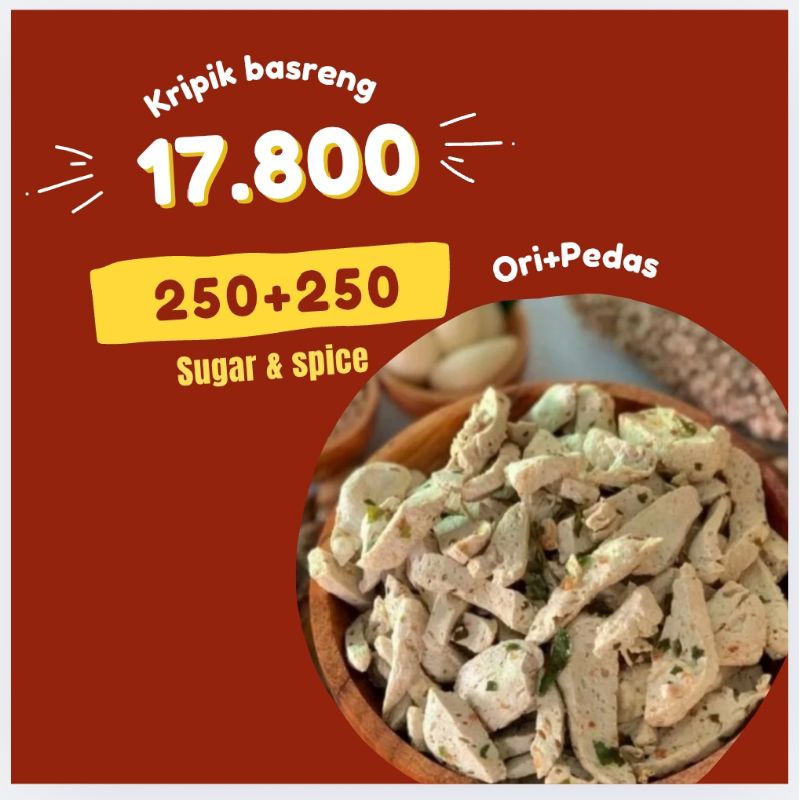 

BASRENG 500gr (ORI+PEDAS) dapat dua rasa ukuran 250gr