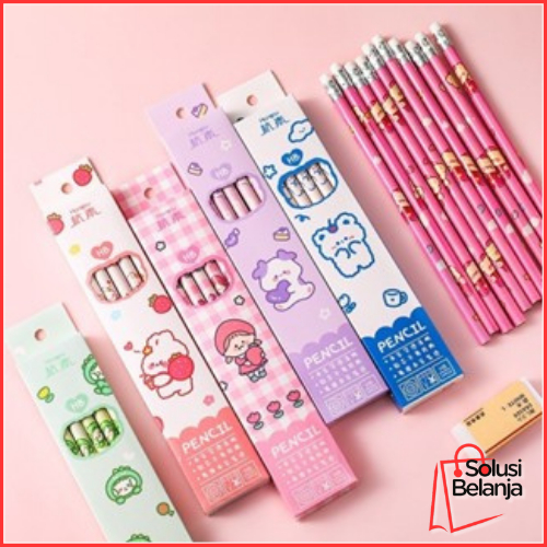 

Pensil Set Isi 10 Pensil Set Alat Tulis Sekolah Pensil Set Pack Pensil Anak Karakter Y2020