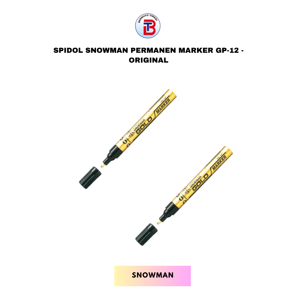 

Spidol Snowman Permanen Marker GP-12 ( PCS ) - Original
