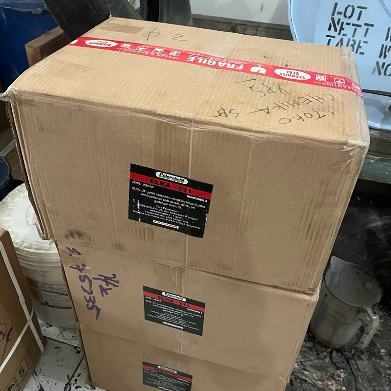 Resin Epoxy Elka 211 / Resin Bening Keras / Super Clear Hard Resin 2:1 / Resin Epoxy bening 1dus