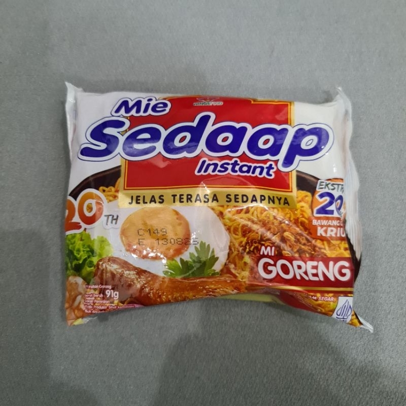 

MIE SEDAAP GORENG ORIGINAL 90 GRAM MIE SEDAAP MI SEDAP INSTAN