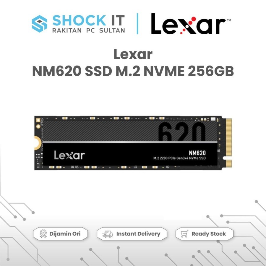 Lexar SSD NM620 Pcie 3.0 NVMe M.2 256GB - LNM620 256 GB