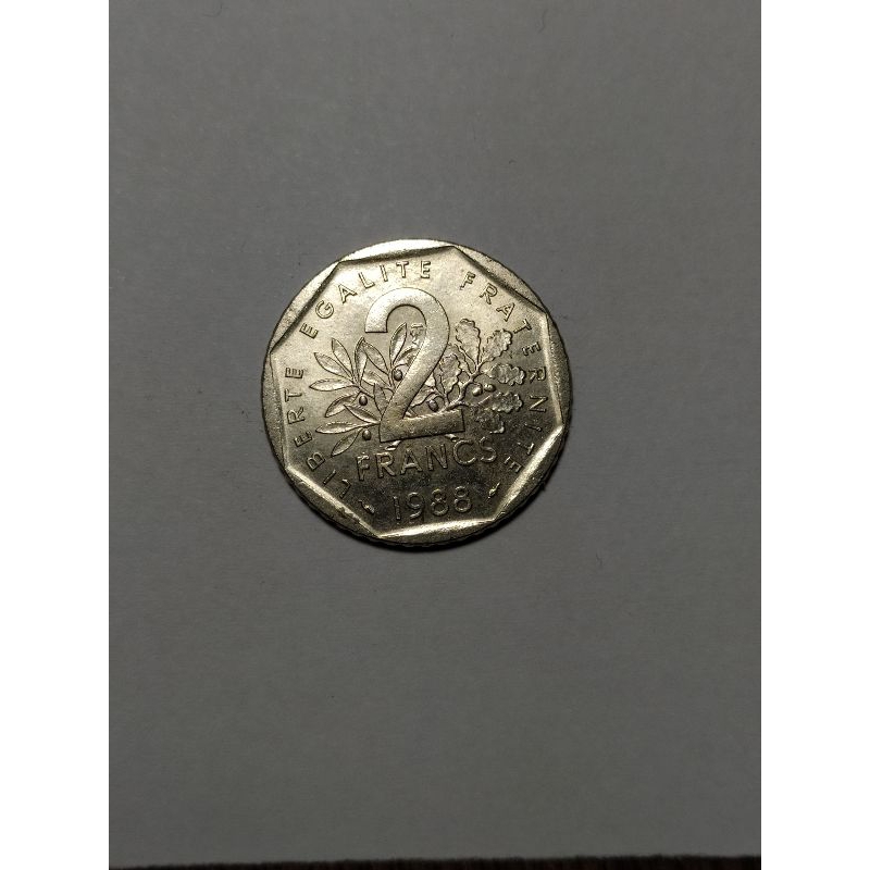 koin francaise 2 francs mh 1102