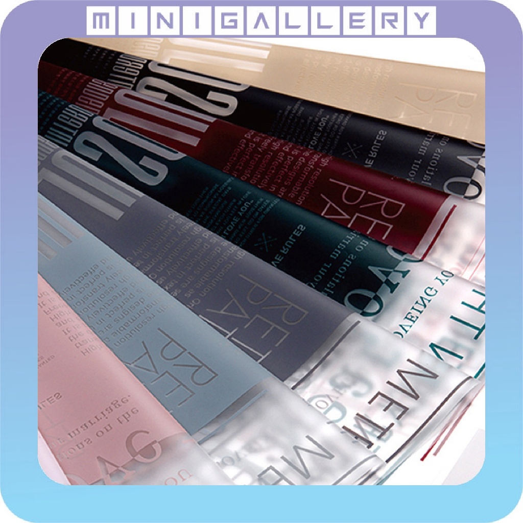 

20 LEMBAR Kertas Buket Bunga Transparan Cellophane Flower Wrapping Letter Waterproof KB6058