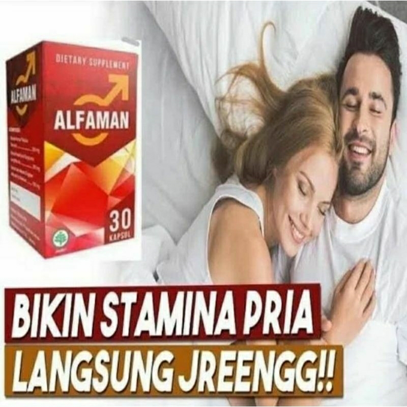 Alfaman Asli Obat Herbal Stamina Pria Tahan Lama - Alfaman 100% Original BPOM