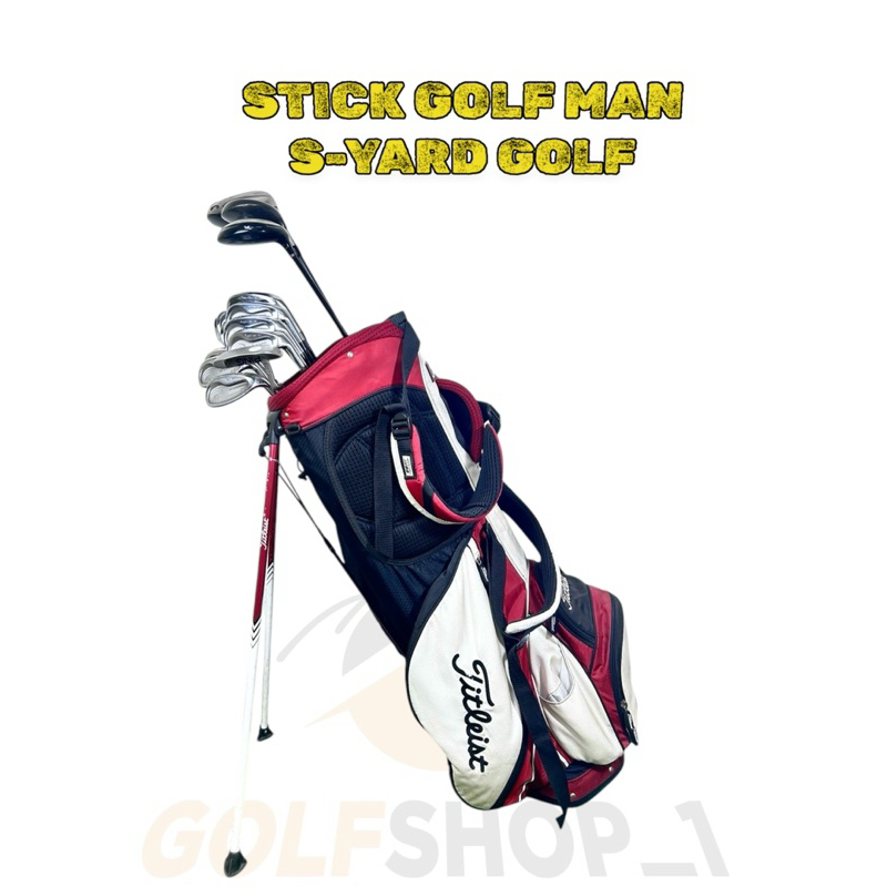 Stick Golf Man S-Yard Golf Set Stick Golf Lengkap + Bag Golf