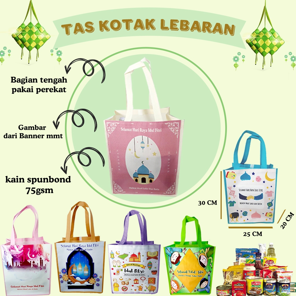 

Tas Souvenir Lebaran Muat Sembako Ready Stock minimal order 10 pcs