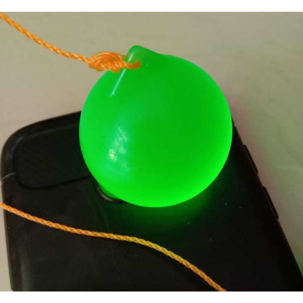 Lato Lato Plastik Stabilo Menyala dalam Gelap/ Mainan Bola Etek-Etek/ Etek Etek Bola/ Lato-Lato Vira
