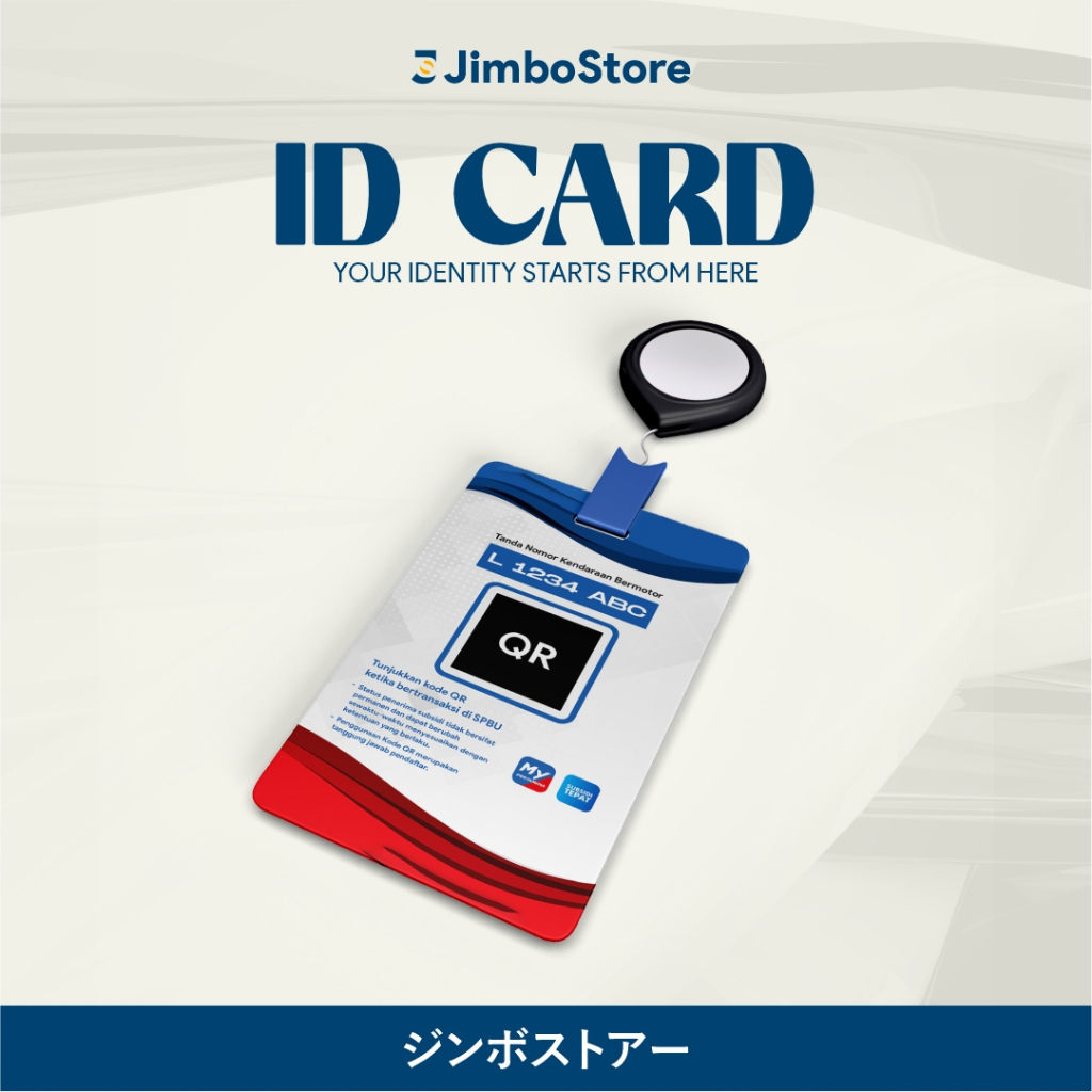 

ID & QR Code Card - Cetak 1 & 2 Sisi