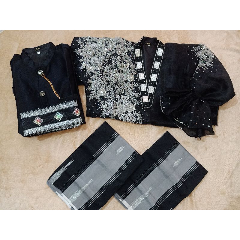 (Lawara_baju bodo) Ready set baju bodo modern suami istri
