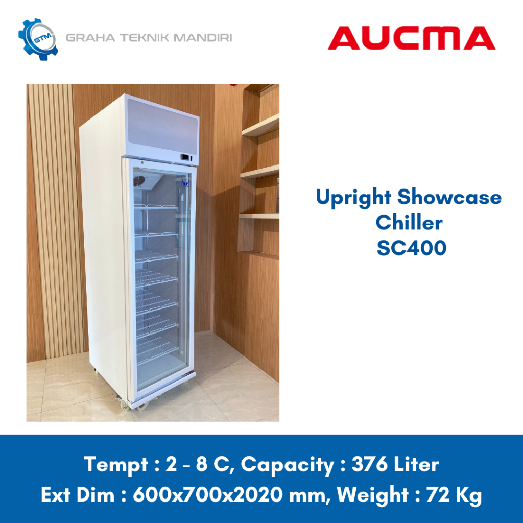 Upright Chiller Aucma SC400-SBID