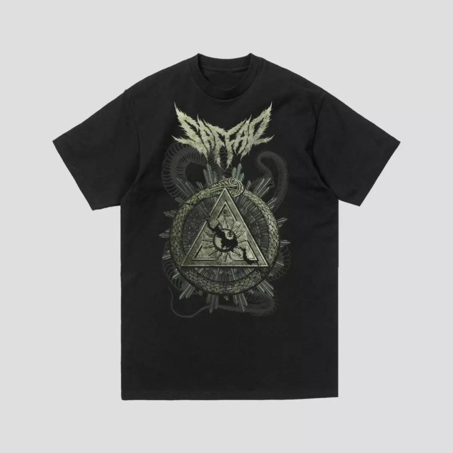 Kaos Band Saffar Death Metal Original Merchandise / Tshirt / Baju Band - M