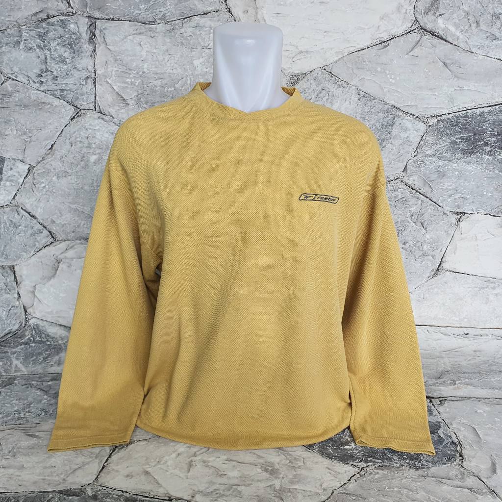 Baju Kaos Sweater REEBOK - Size XXL / LD 59 cm - Original - Second