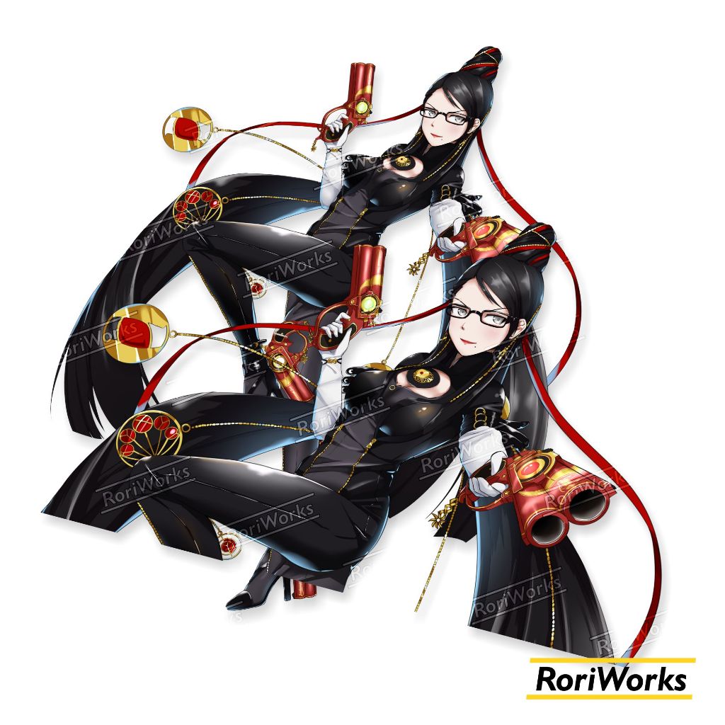 

Stiker Kiss cut - Bayonetta