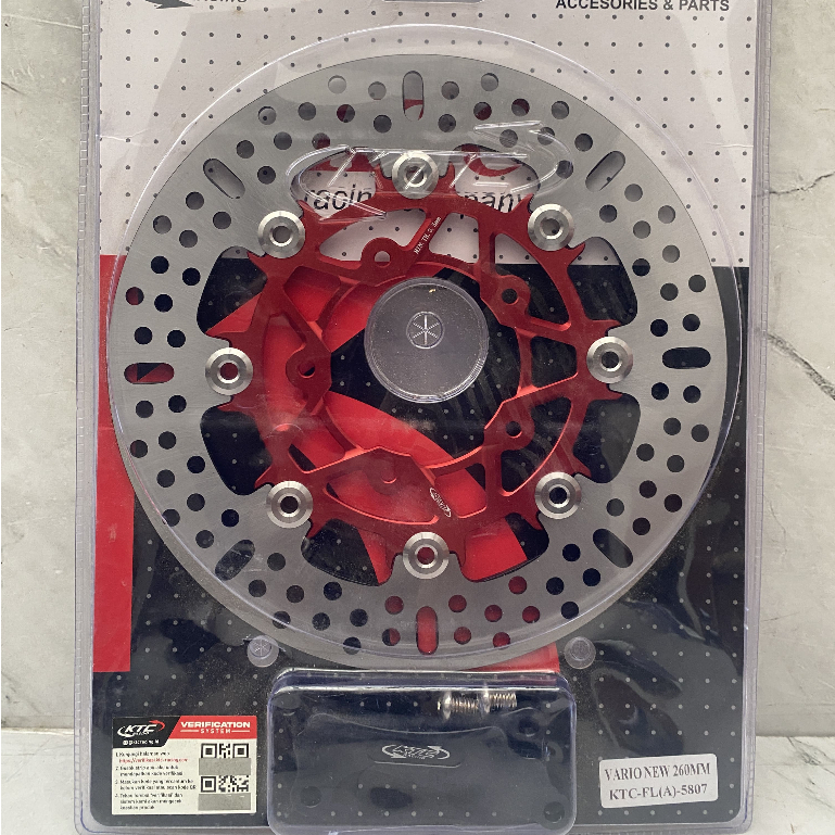 Disc KTC Racing Vario150 Lubang 5 260mm CNC Floating Disc Brake 260mm Vario 150 Vario 125 Hole 5