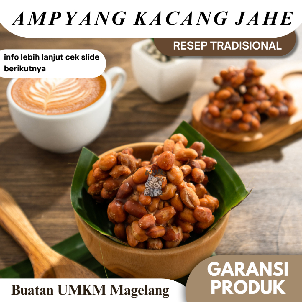 

Permen Ampyang Kacang Makanan Tradisional Jajanan Jadul Khas Jawa Tengah Kdr Snack 350 gram