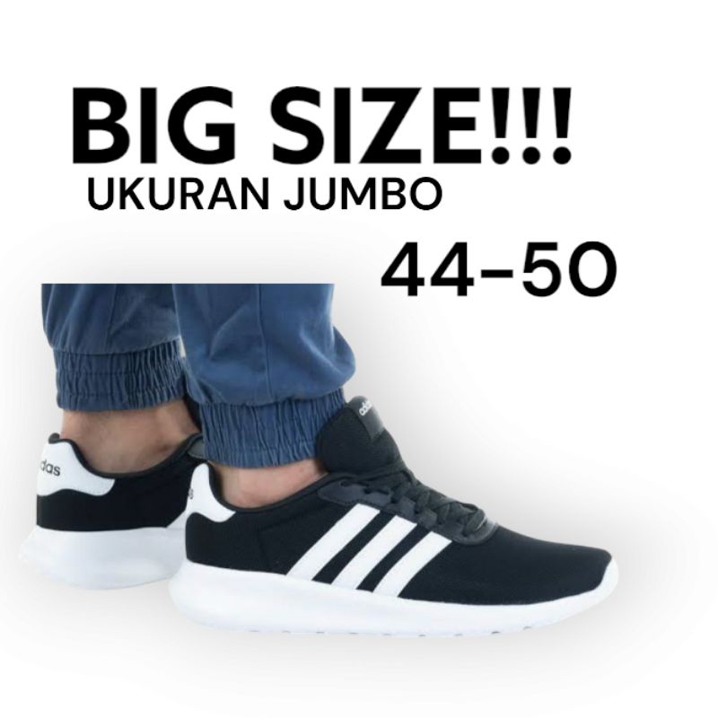 sepatu big size adidas literacer ukuran jumbo / sepatu olahraga pria jumbo / sepatu runing jumbo / s
