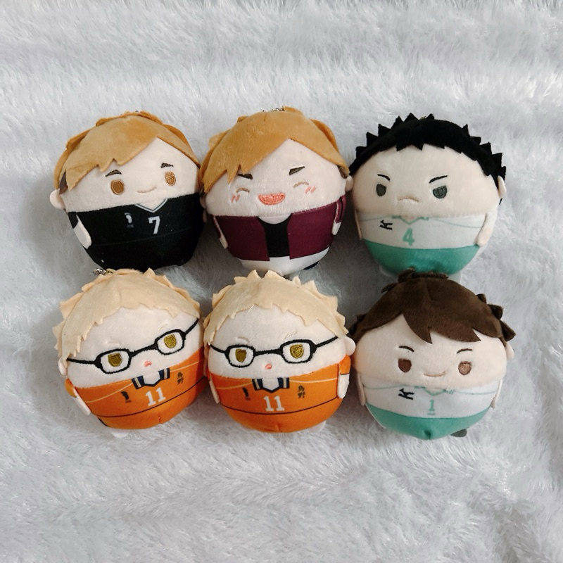 Haikyuu Fuwakororin Plush (S Size) - Tooru Oikawa, Miya Atsumu, Kei Tsukishima, Hajime Iwaizumi