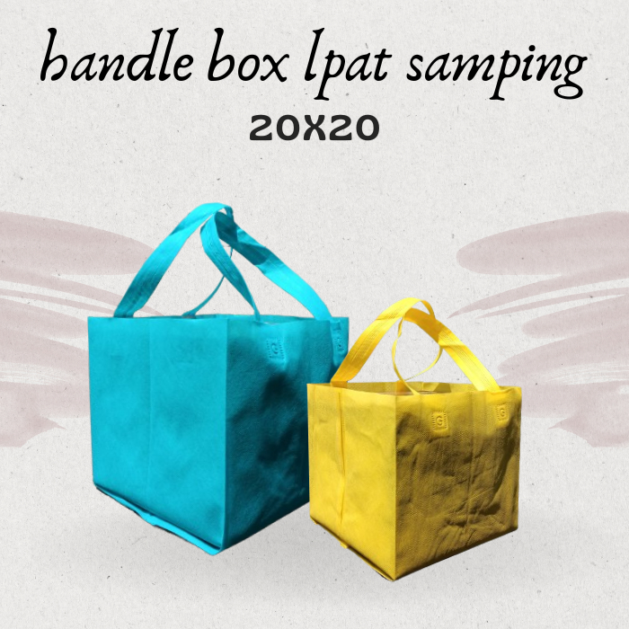 

Tas Goodie Bag Semi Box 20x20 Tas Hajatan / Tas Box Nasi ( LUSINAN )