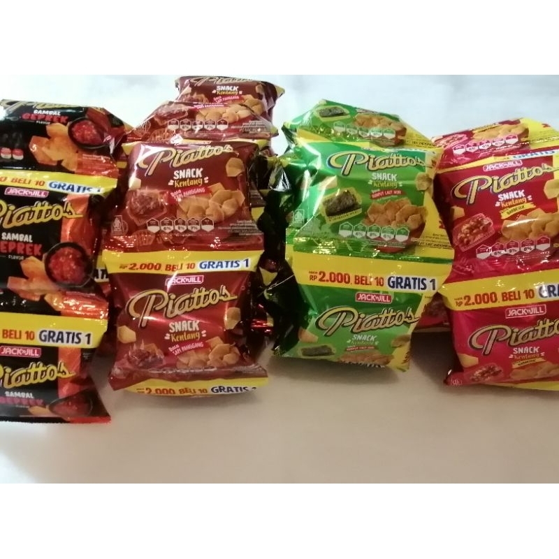 

Piattos Snack Kentang Kemasan Renceng - Isi 10Pcs