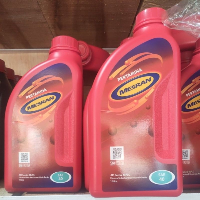 Oli Mesran SAE 40 1Liter Asli Original